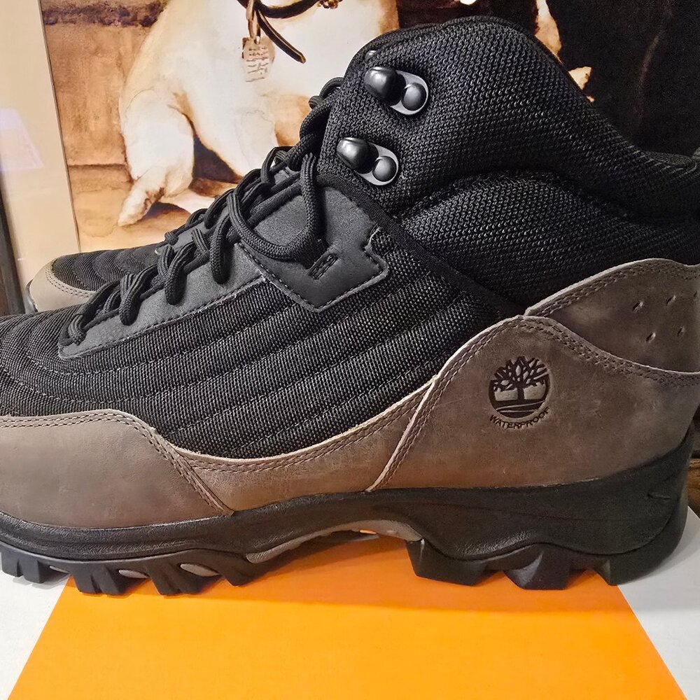 Timberland Mt. Maddsen Mid TB0A6CH5EJT Men Black Waterproof Hiking Boots Sz 12
